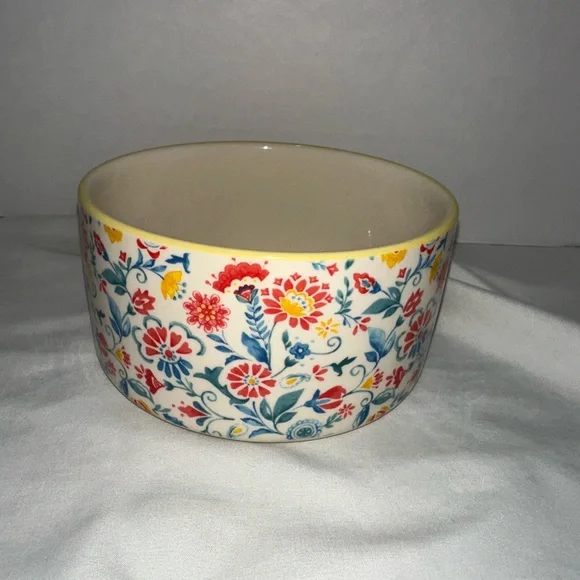 The Pioneer Woman Maze Set Of 3 Round Ceramic Nesting Bowls 2 With Lids - Picture 7 of 15